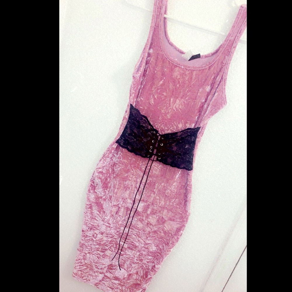 Soft pink dress